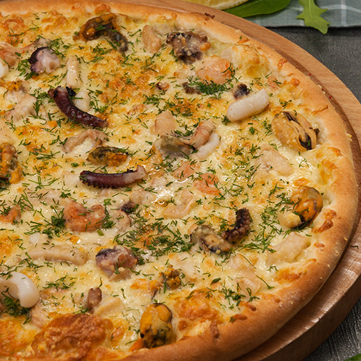 Пицца Морской коктейль